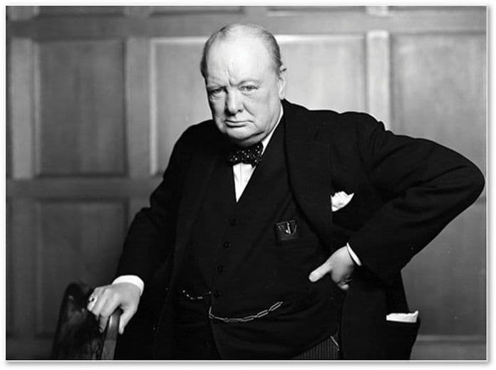 Winston Churchill: The Man Who Never Gave Up Image